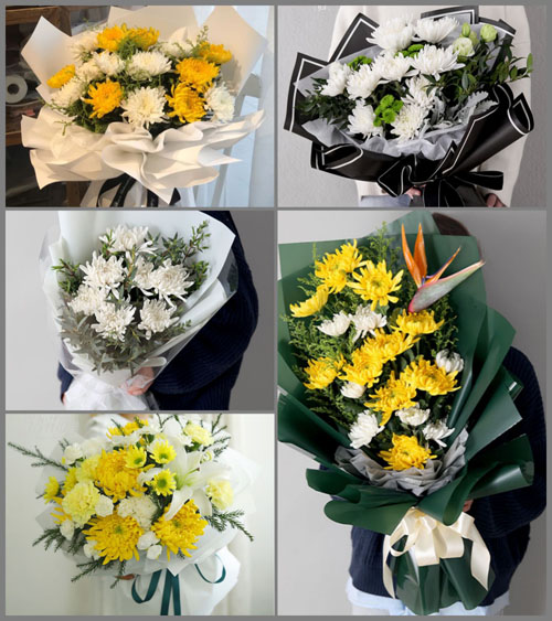 湖南长沙浏阳市荷花街道白事花束代送